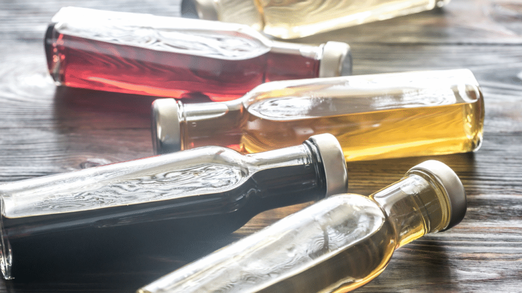 様々なタイプの酢