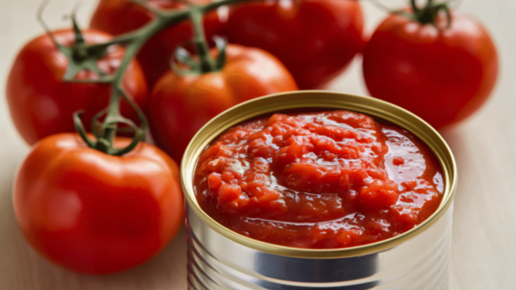 生トマトとトマト缶