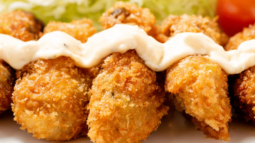 カキフライとタルタルソース