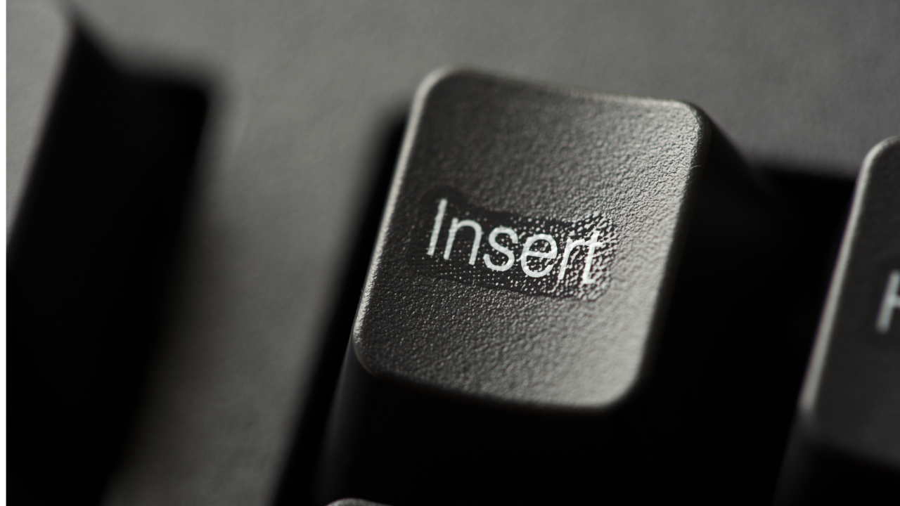 インサートキーがない場合の対応方法