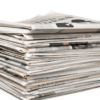 新聞紙の束